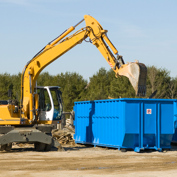 what happens if the residential dumpster is damaged or stolen during rental in Hitchcock County